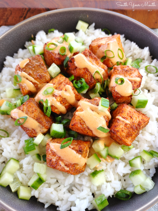 Baked BangBang Salmon Bites All American Holiday