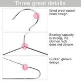 Cheap cfzc metal wire hangers 20 pack strong stainless steel hangers with clothes pins 4mm diameter 17 7 inch