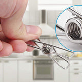Discover cfzc metal wire hangers 20 pack strong stainless steel hangers with clothes pins 4mm diameter 17 7 inch