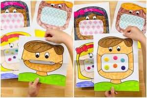 MASK COLORING ART FOR KIDS