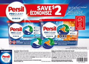 Canadian Coupons: Save $2 on Persil ProClean 38 or 40 Count Discs