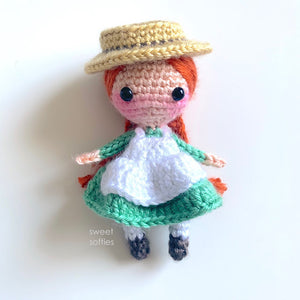 Anne of Green Gables Doll (Free Amigurumi Crochet Pattern)