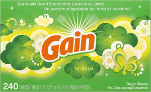 Gain Original Scent Dryer Sheets 240-Count Only $6.97 Shipped at Amazon!