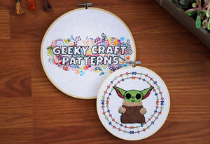 Geeky Craft Patterns for Embroidery, Perler Beads, and Nail Art