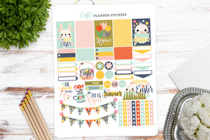 Easter Planner Stickers (Super Cute and Free!)