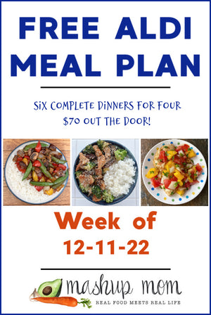 Free ALDI Meal Plan week of 12/11/22