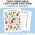 Popsicles I Spy Game {Free Printable for Kids}