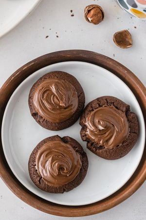 Nutella Thumbprint Cookies