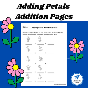 Adding Petals Addition Pages