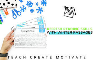 Refresh Reading Skills with Winter Passages