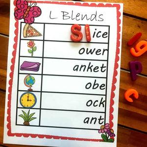 L Blends Worksheets