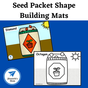 Seed Packet Shape Building Mats