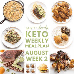 Keto Weekly Meal Plan (August Week 2)