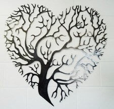 Foxy Metal Tree Art