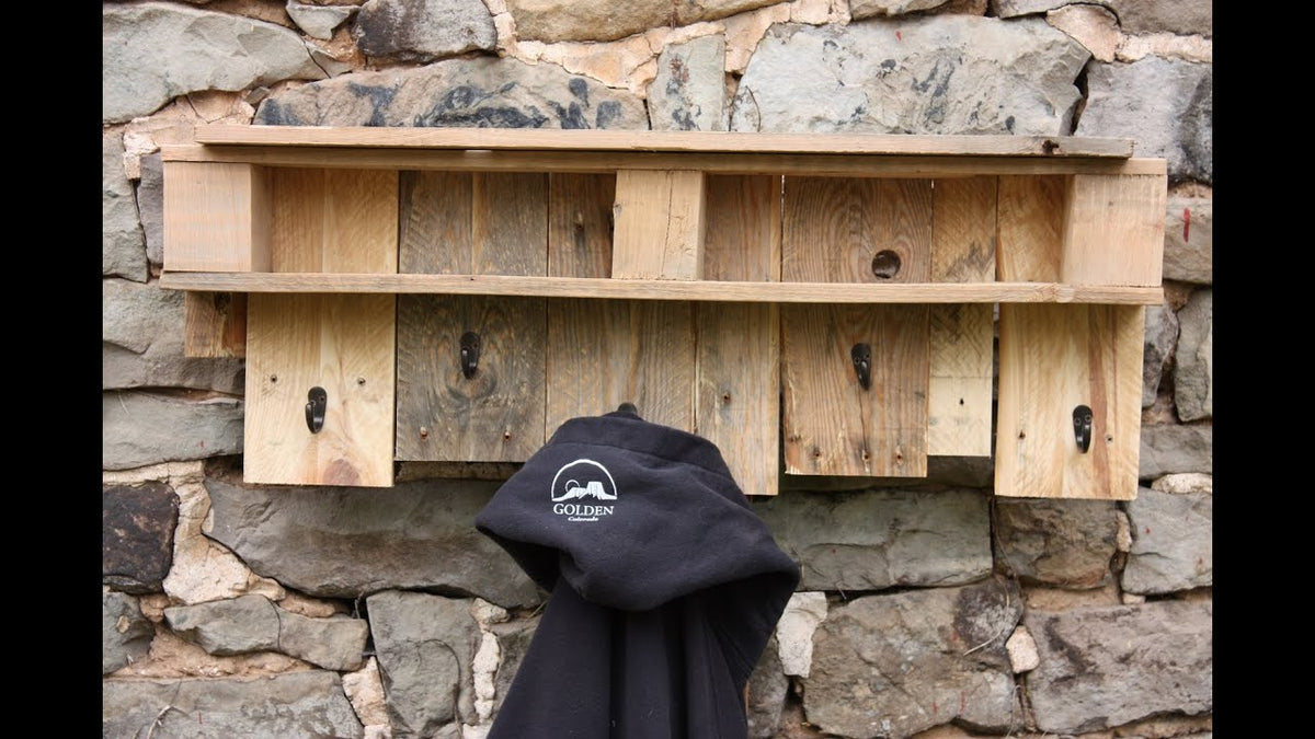 DIY Pallet Coat Rack by Aframewoodworking (6 years ago) – All American ...
