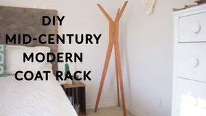 In this week's video we built this awesome mid-century modern coat rack! Hope you guys Enjoyed! Plans! Plans!