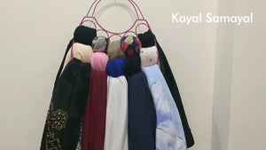 Easy way to arrange dupatta how to organise dupattas hijab storage idea's Small space Dupatta/scarf organiser dupatta organizers online 28 Rings Metal ...