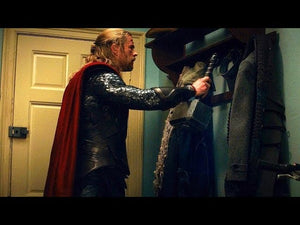 Thor Hangs His Hammer/Mjolnir On Coat Rack (Scene) Funny moment - Thor: The Dark World (2013) Movie CLIP [1080p HD] Dr