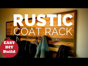 In this episode, I build a Wood and Metal Rustic Style Coat Rack using reclaimed pallet wood lumber and inexpensive metal as the structural and design ...