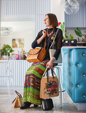 A fascination with handbags keeps Christine Smith busy while traveling