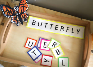 Printable Creepy Crawly Words & Letters