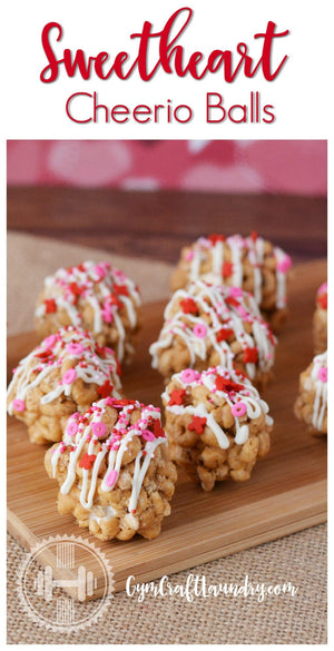 Easy Valentine’s Day Cheerio Balls