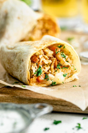 Buffalo Chicken Burritos