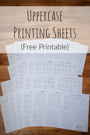 Uppercase Printing Sheets