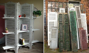 Learn How To Use Old, Useless Shutters In Brilliant Ways!