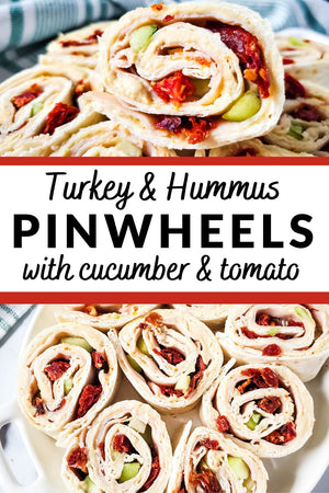 Turkey Hummus Pinwheels