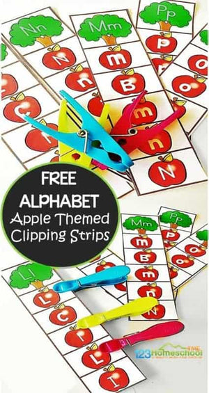 Apple Alphabet Identification Strips