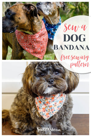 Bow Tie Dog Bandana Pattern: Free PDF Template