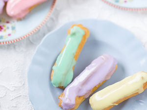 Recipe for festive French eclairs