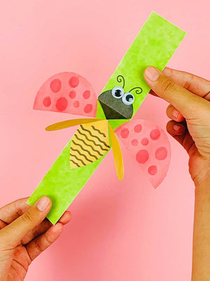 Paper Ladybug Craft With Printable Template