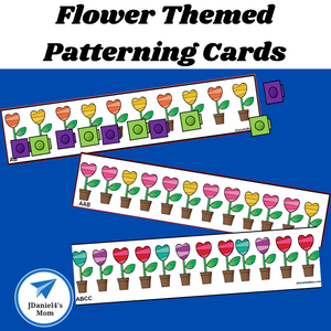 Flower Themed Patterning Cards