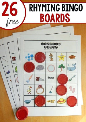 Free Rhyming Worksheets For Kindergarten