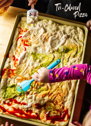 Tri-Colored Pizza Recipe