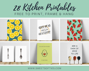 28 Free Kitchen Printables