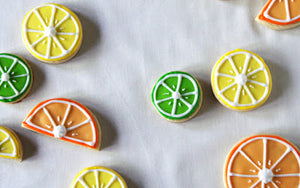 Citrus Sugar Cookies With Royal Icing
