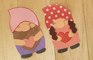 DIY Valentine Paper Gnome Craft for All Ages