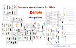 German Worksheets – Berufe – Occupations