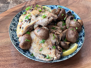 Lemon Garlic Butter Chicken & Mushrooms