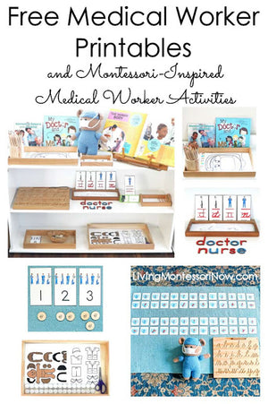 Montessori-Inspired Medical Worker Activities Using Free Printables