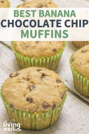 Guilt-Free Banana Chocolate Chip Muffins