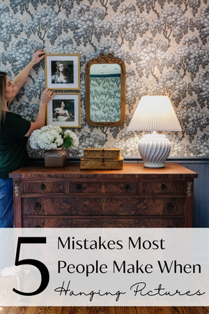 Mistakes Most People Make When Hanging Picture Frames