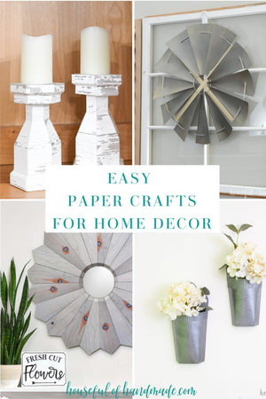 45 Easy Paper Crafts For Your Home Decor