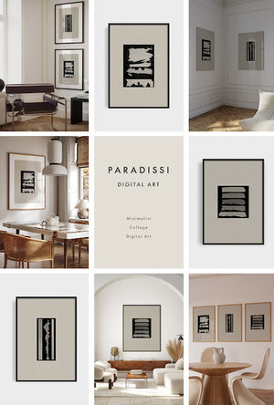 Minimalist Collage Printable Art