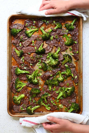 Sheet Pan Beef and Broccoli (Whole30, Low Carb, Gluten Free)