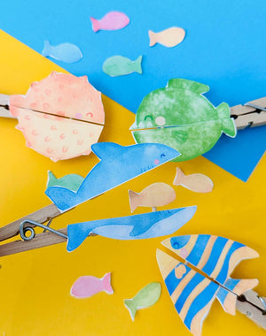 Make a Splash With This Cute Fish Clothespin Craft