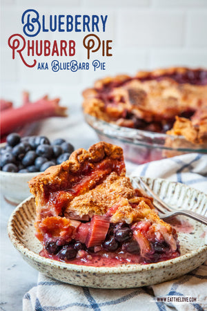 Blueberry Rhubarb Pie aka Bluebarb Pie [Sponsored Post]